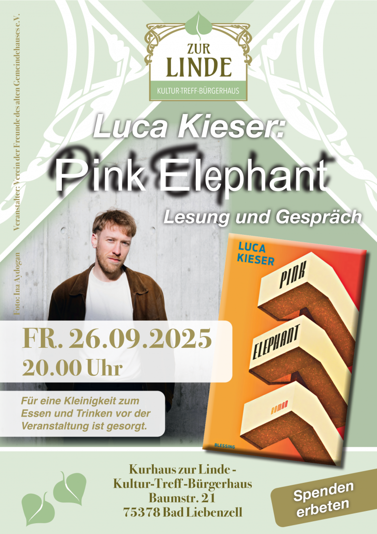 Pink Elephant Lesung